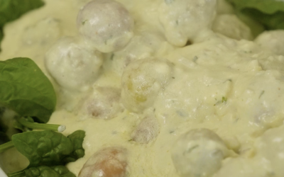 PAPAS MINI CREMOSAS AL PARMESANO